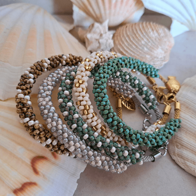 Bracelets Tissage à marrée basse