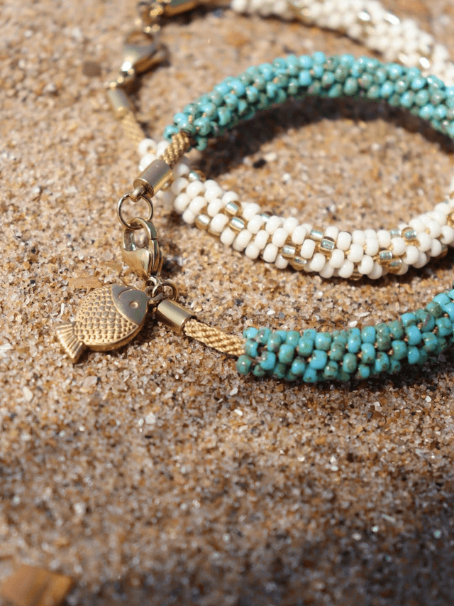 Bracelets Tissage à marrée basse